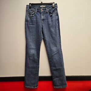 Levi's 505 Straight Leg Jeans Medium Wash Blue Size 8